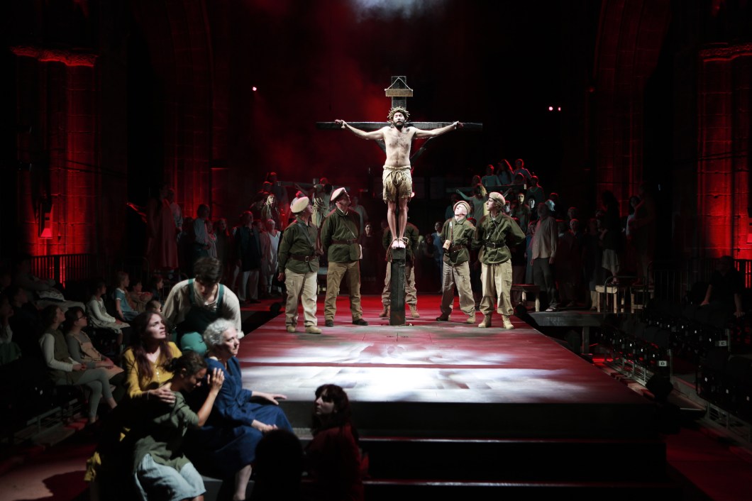 The Crucifixion scene